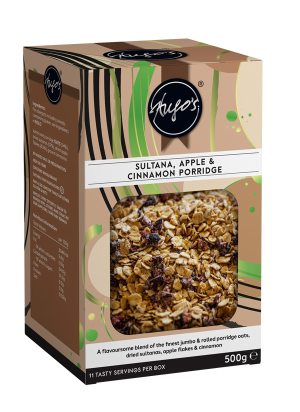 Hugo's Sultana, Apple & Cinnamon Porridge